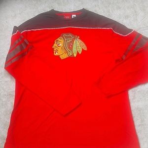 Chicago Blackhawks NHL Reebok Long Sleeve Shirt